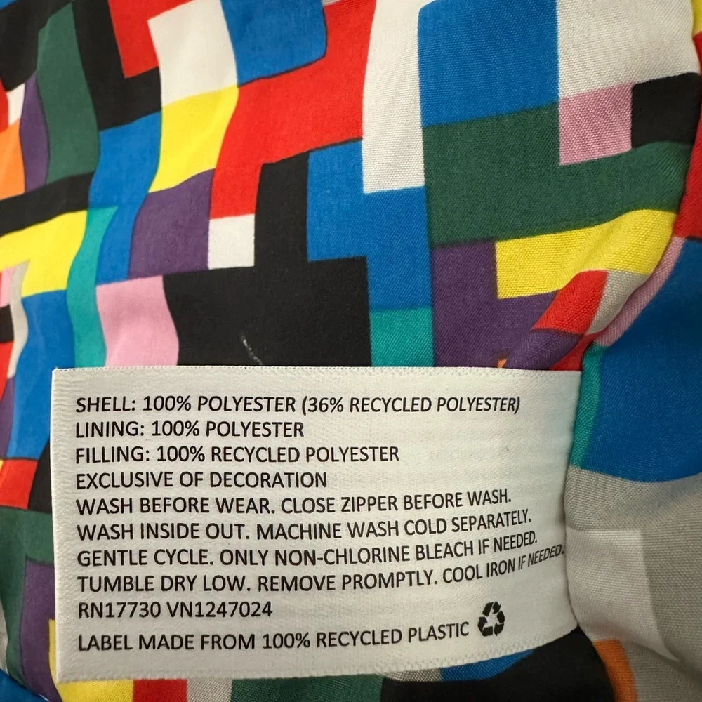 LEGO‎ Collection x Target Baby Adaptive Color Block Puffer Jacket, 12 mo